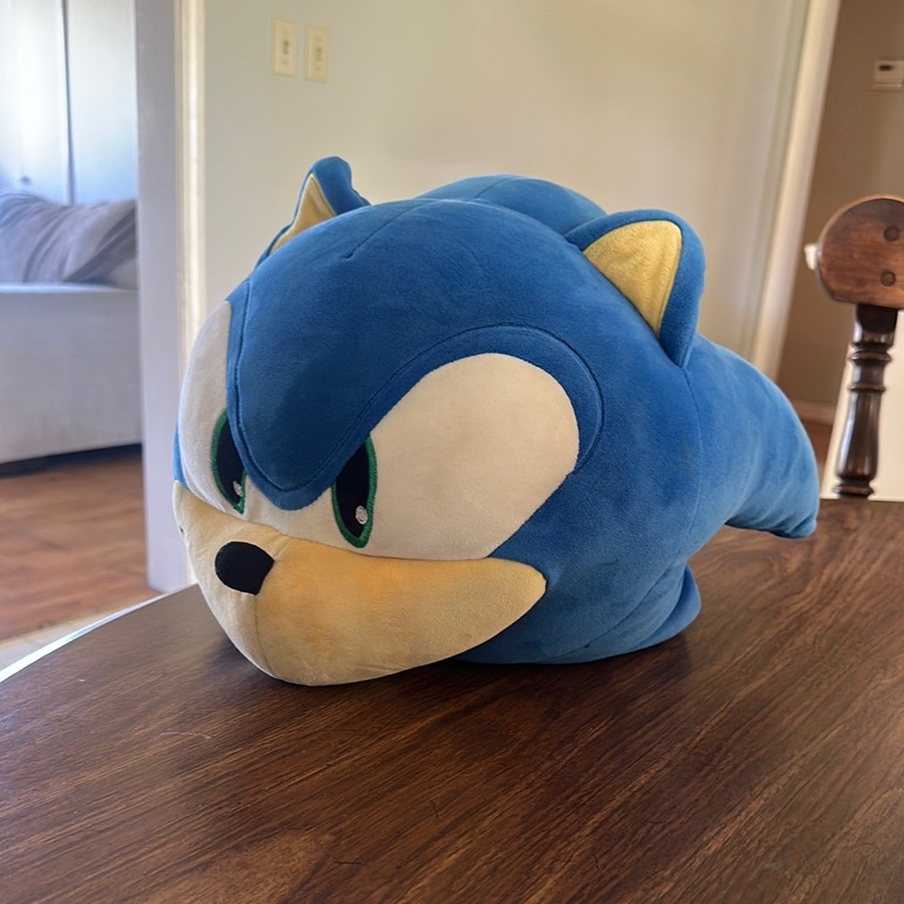 Blue Sonic the Hedgehog Plush Toy squish mallow